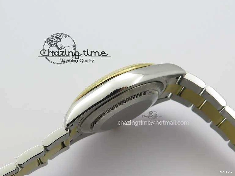 MiroTime 0415 Functional DateJust II 116333 SS YG 41mm EW Best Edition Gray Dial Roman Markers On SS Bracelet A 3823